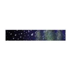 Winter Wonderland Night Snow Flano Scarf (mini) by Pakrebo