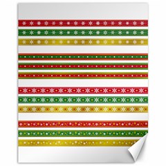 Christmas Ribbons Christmas Gold Canvas 11  X 14 