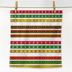 Christmas Ribbons Christmas Gold Face Towel