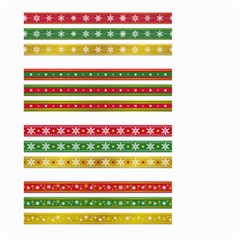 Christmas Ribbons Christmas Gold Large Garden Flag (two Sides) by Pakrebo