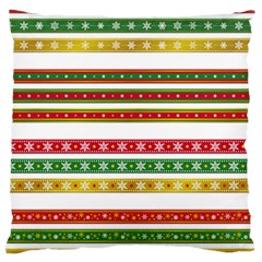 Christmas Ribbons Christmas Gold Large Cushion Case (one Side) by Pakrebo