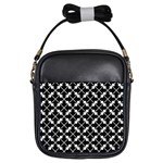 Abstract Background Arrow Girls Sling Bag Front