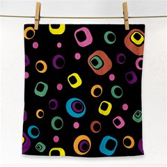 Abstract Background Retro 60s 70s Face Towel by Pakrebo