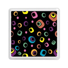 Abstract Background Retro 60s 70s Memory Card Reader (square) by Pakrebo