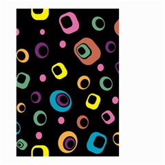 Abstract Background Retro 60s 70s Small Garden Flag (two Sides) by Pakrebo