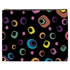 Abstract Background Retro 60s 70s Cosmetic Bag (xxxl) by Pakrebo