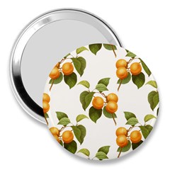 Apricot Fruit Vintage Art 3  Handbag Mirrors by Pakrebo