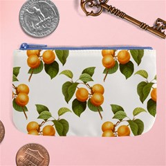 Apricot Fruit Vintage Art Large Coin Purse by Pakrebo