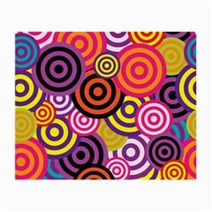 Abstract Circles Background Retro Small Glasses Cloth by Pakrebo