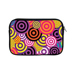 Abstract Circles Background Retro Apple Ipad Mini Zipper Cases by Pakrebo