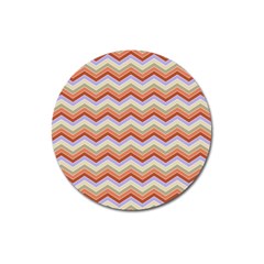 Background Chevron Pattern Design Magnet 3  (Round)