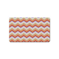 Background Chevron Pattern Design Magnet (name Card) by Pakrebo