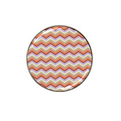 Background Chevron Pattern Design Hat Clip Ball Marker (10 Pack) by Pakrebo