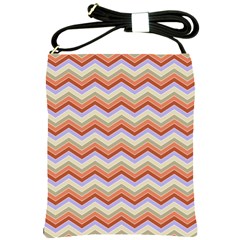 Background Chevron Pattern Design Shoulder Sling Bag