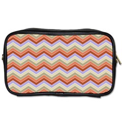 Background Chevron Pattern Design Toiletries Bag (Two Sides)