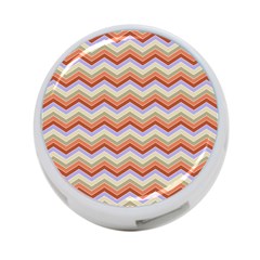 Background Chevron Pattern Design 4-port Usb Hub (one Side) by Pakrebo