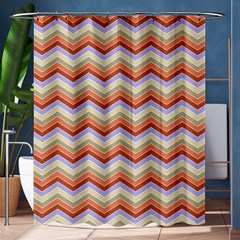 Background Chevron Pattern Design Shower Curtain 60  X 72  (medium)  by Pakrebo