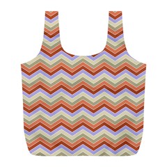 Background Chevron Pattern Design Full Print Recycle Bag (L)