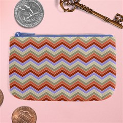 Background Chevron Pattern Design Large Coin Purse