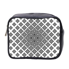 Background Pattern Halftone Mini Toiletries Bag (two Sides) by Pakrebo