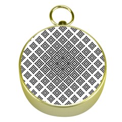 Background Pattern Halftone Gold Compasses