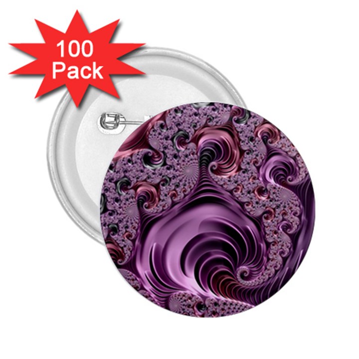 Abstract Art Fractal Art Fractal 2.25  Buttons (100 pack) 