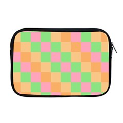 Checkerboard Pastel Squares Apple Macbook Pro 17  Zipper Case by Pakrebo