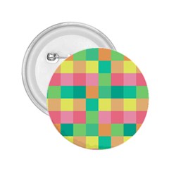 Checkerboard Pastel Squares 2 25  Buttons by Pakrebo