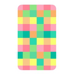 Checkerboard Pastel Squares Memory Card Reader (rectangular) by Pakrebo