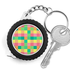 Checkerboard Pastel Squares Measuring Tape by Pakrebo