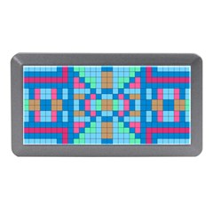 Checkerboard Squares Abstract Memory Card Reader (mini) by Pakrebo