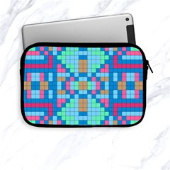 Checkerboard Squares Abstract Apple Ipad Mini Zipper Cases by Pakrebo