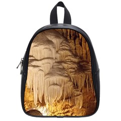 Caverns Rock Formation Cave Rock School Bag (small) by Pakrebo