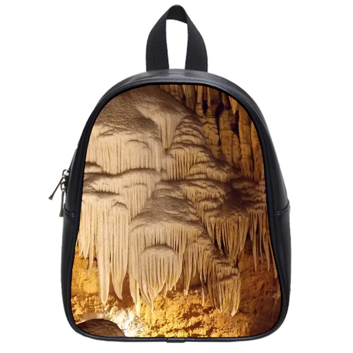 Caverns Rock Formation Cave Rock School Bag (Small)