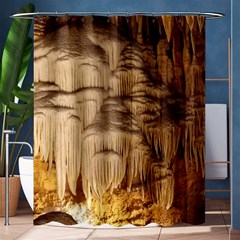 Caverns Rock Formation Cave Rock Shower Curtain 60  X 72  (medium)  by Pakrebo