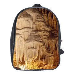 Caverns Rock Formation Cave Rock School Bag (xl) by Pakrebo