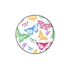 Butterfly Butterflies Vintage Hat Clip Ball Marker (4 Pack) by Pakrebo