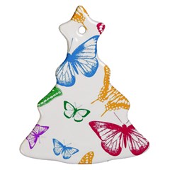 Butterfly Butterflies Vintage Ornament (christmas Tree) 