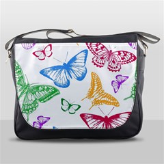 Butterfly Butterflies Vintage Messenger Bag by Pakrebo