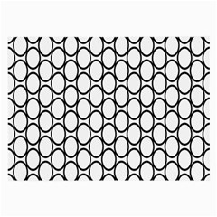 Black Pattern Halftone Wallpaper Large Glasses Cloth (2-side) by Pakrebo