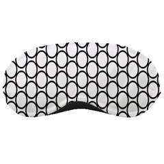 Black Pattern Halftone Wallpaper Sleeping Masks by Pakrebo