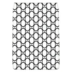 Black Pattern Halftone Wallpaper Removable Flap Cover (l) by Pakrebo