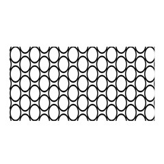 Black Pattern Halftone Wallpaper Satin Wrap by Pakrebo