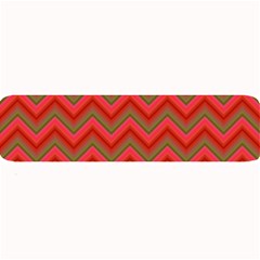 Background Retro Red Zigzag Large Bar Mats by Pakrebo