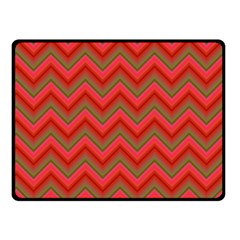 Background Retro Red Zigzag Fleece Blanket (small) by Pakrebo