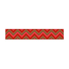 Background Retro Red Zigzag Flano Scarf (mini) by Pakrebo