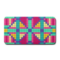 Checkerboard Squares Abstract Medium Bar Mats