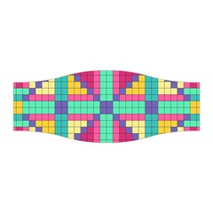 Checkerboard Squares Abstract Stretchable Headband