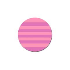 Pink Stripes Striped Design Pattern Golf Ball Marker (10 Pack) by Pakrebo