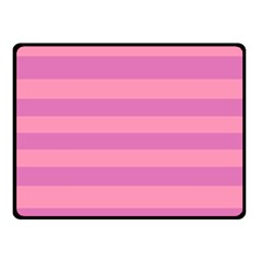 Pink Stripes Striped Design Pattern Fleece Blanket (small) by Pakrebo